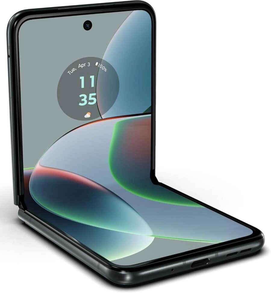 Смартфон Motorola XT2323-1 Razr 40 5G 256Gb 8Gb зеленый раскладной 3G 4G 1Sim 6.9" 1080x2640 Android 13 64Mpix 802.11 a/b/g/n/ac/ax NFC GPS GSM900/1800 GSM1900 TouchSc Protect — изображение 4