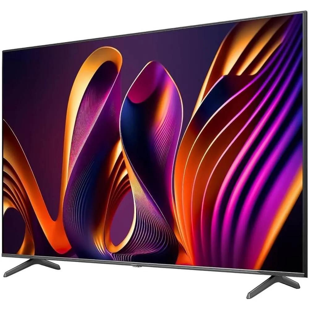 Телевизор ЖК 65'' Hisense/ 65", QLED, Ultra HD, Smart TV (ОС VIDAA U5), Wi-Fi, PCI 2000, DVB-T2/T/C/S2/S, 2х10W, CI+(1.4), 3хHDMI, 2хUSB, Works with Alexa, Alexa Built-in, VIDAA Voice, Yandex, Black — изображение 2