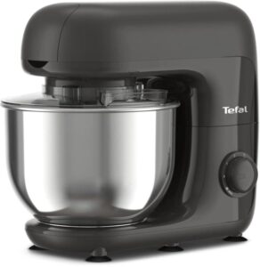 Купить Кухонная машина Tefal Bake Essential QB161H38 планетар.вращ. 800Вт черный/серебристый - 4D-15274346 из реестра по лучшей цене