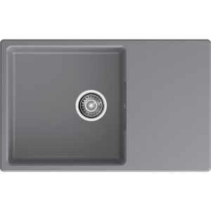 Купить Кухонная мойка GRANFEST URBAN 678L dark gray 1-чаша+крыло 780*490мм, монтаж: врезной, материал: кварц, цвет: темно-серый - 4D-15265663 из реестра по лучшей цене