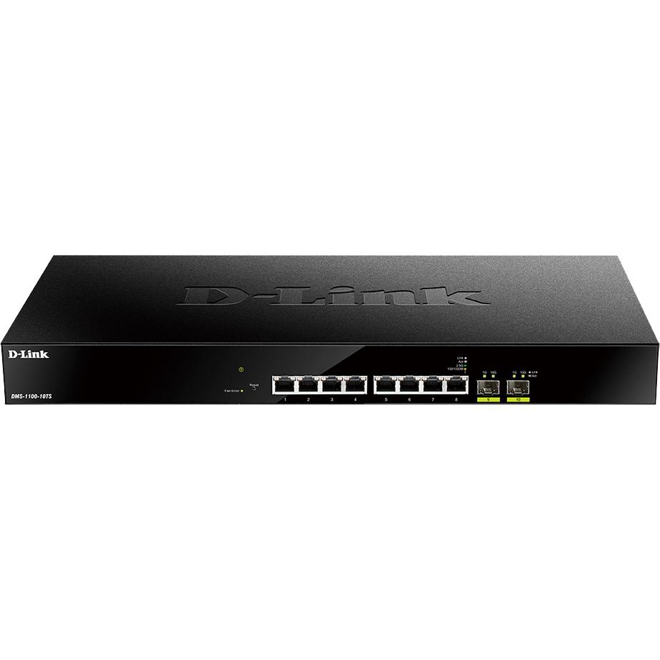 Коммутатор/ DMS-1100-10TS Smart L2 Switch 8x2.5GBase-T, 2x10GBase-X SFP+ — изображение 2
