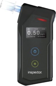 Купить Алкотестер Inspector AT1100 электрохимический черный - 4D-13901632 из реестра по лучшей цене