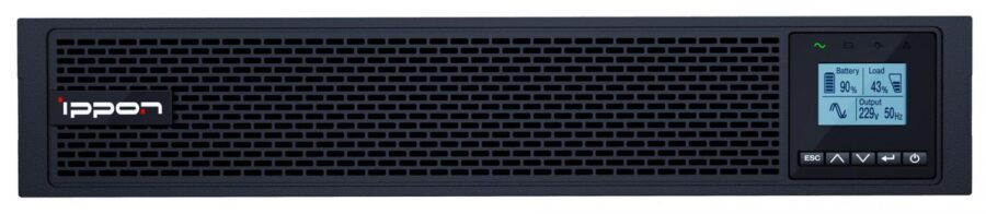 Источник бесперебойного питания Ippon Innova RT II 1000 1000Вт 1000ВА черный