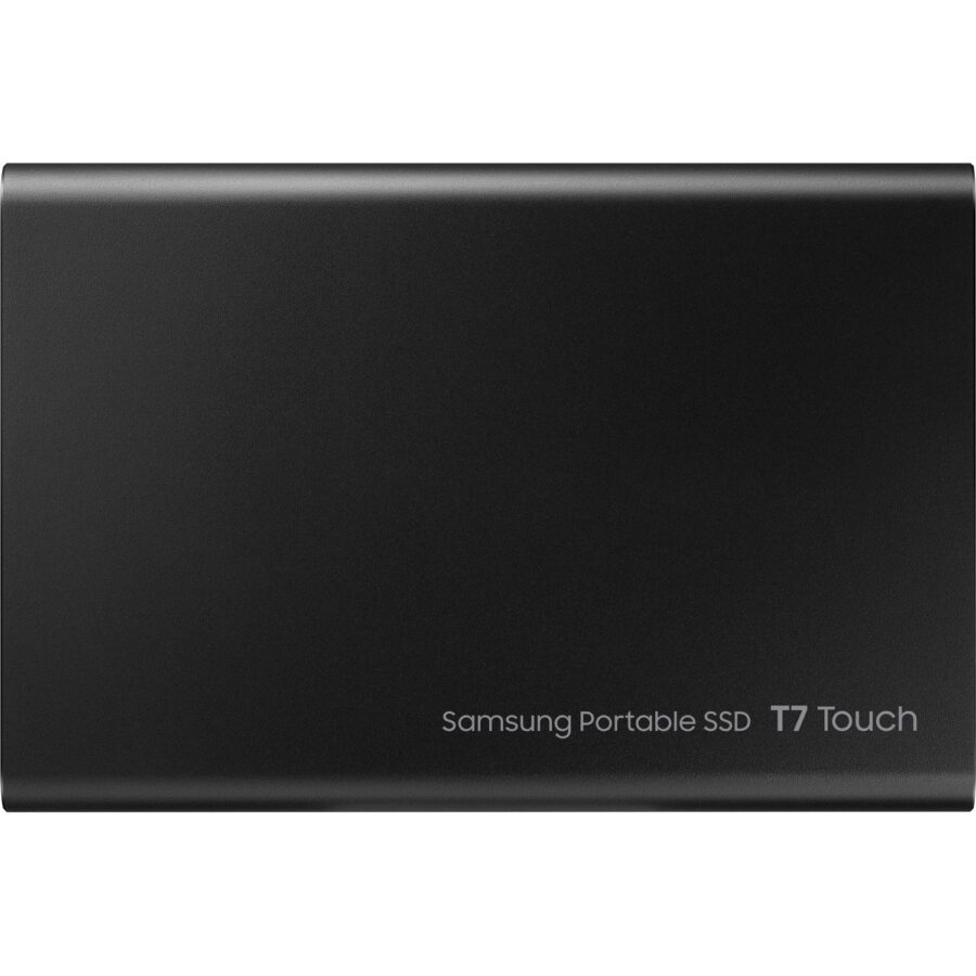 Внешние HDD и SSD/ Samsung External SSD T7 Touch, 2000GB, Touch ID, Type-C, USB 3.2 Gen2, R/W 1050/1000MB/s, 85x57x8mm, Black (12 мес.) — изображение 2