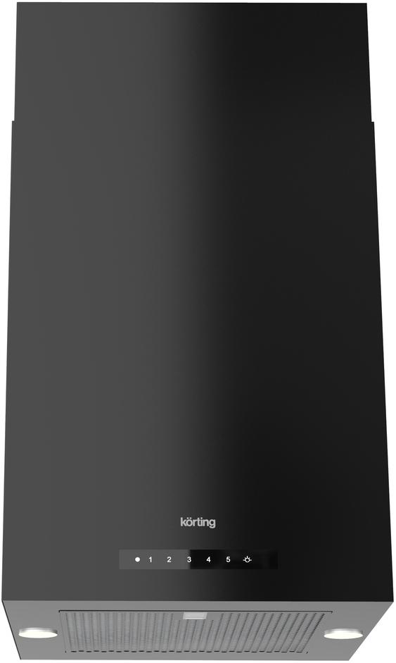 Вытяжка/ Островная, Ширина 45 см, электронное сенсорное управление Touch Control, 5 режимов, 950 м3/ч., пульт ДУ, таймер, алюминиевый жировой фильтр,  2 LED лампы освещения,  гольный фильтр в комплекте,цвет - черный