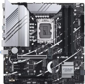 Купить Материнская плата Asus PRIME Z790M-PLUS Soc-1700 Intel Z790 4xDDR5 mATX AC`97 8ch(7.1) GbLAN RAID+HDMI+DP - 4D-13360746 из реестра по лучшей цене