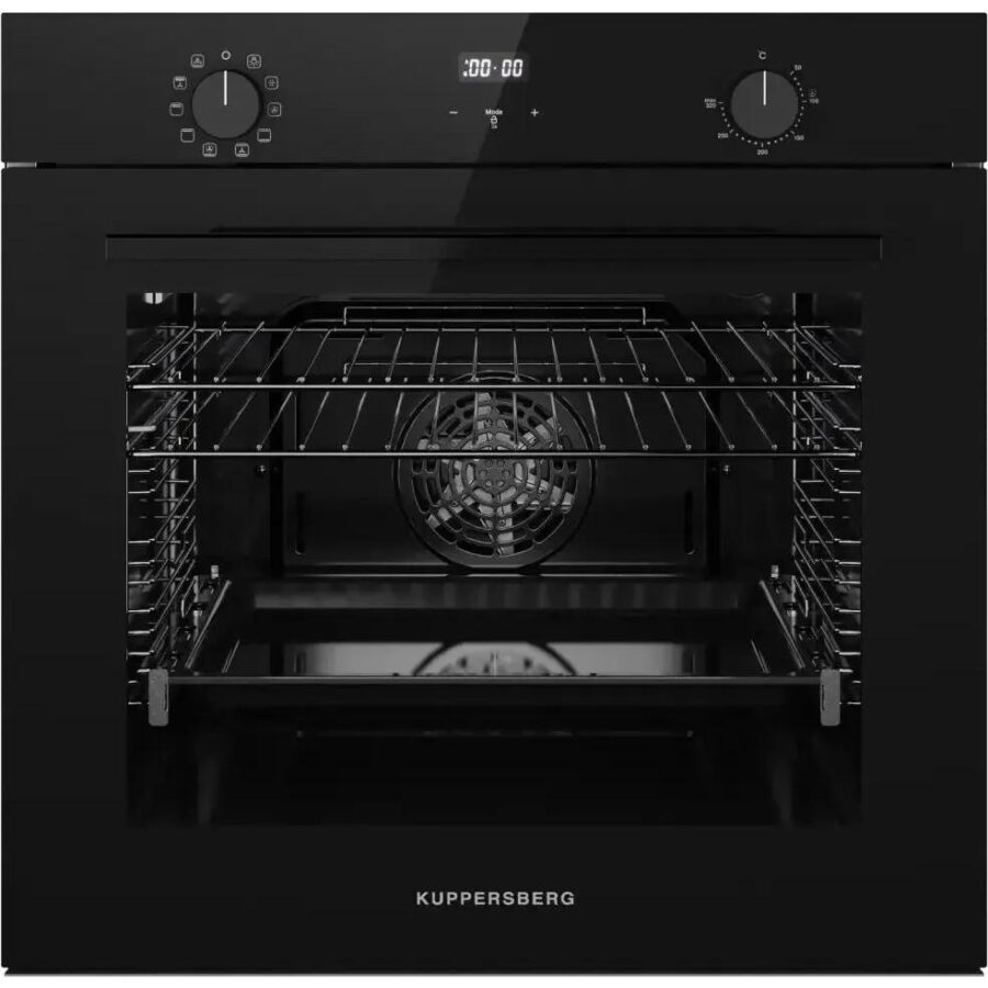 Встраиваемый духовой шкаф KUPPERSBERG/ Встраиваемый духовой шкаф KUPPERSBERG, High-Tech, 78 л, 10 режимов, дисплей, таймер, гриль, комбинированное управление, телескопические направляющие (1 уровень), гидролизная очистка, макс. температура 320 градусов, ц