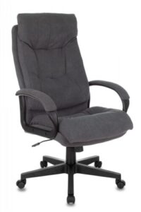 Купить Кресло руководителя Бюрократ CH-824 Fabric серый Alfa 44 крестов. пластик - 4D-12432529 из реестра по лучшей цене