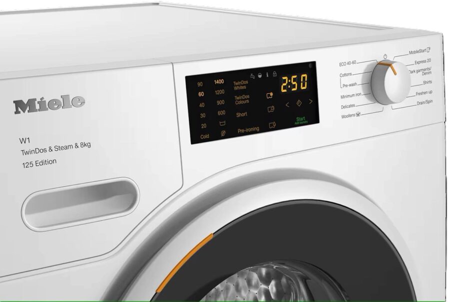 Стиральная машина Miele WWB680 WCS 125 Edition класс: A загр.фронтальная макс.:8кг белый инвертер — изображение 3
