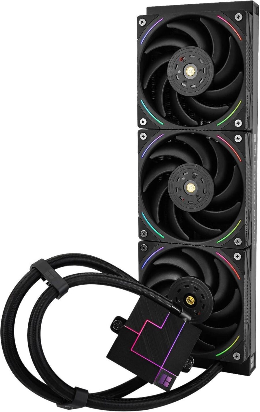 Система водяного охлаждения Thermalright Core Matrix 360 ARGB Soc-AM5/AM4/1151/1200/2066/1700 черный 4-pin 27dB Al Ret (C-MATRIX-360-BL) — изображение 3