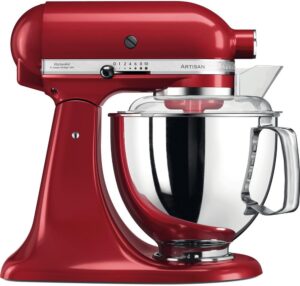 Купить Настольный миксер KitchenAid Настольный миксер с откидным блоком  Artisan 4.8 л, красный - 4D-13416758 из реестра по лучшей цене