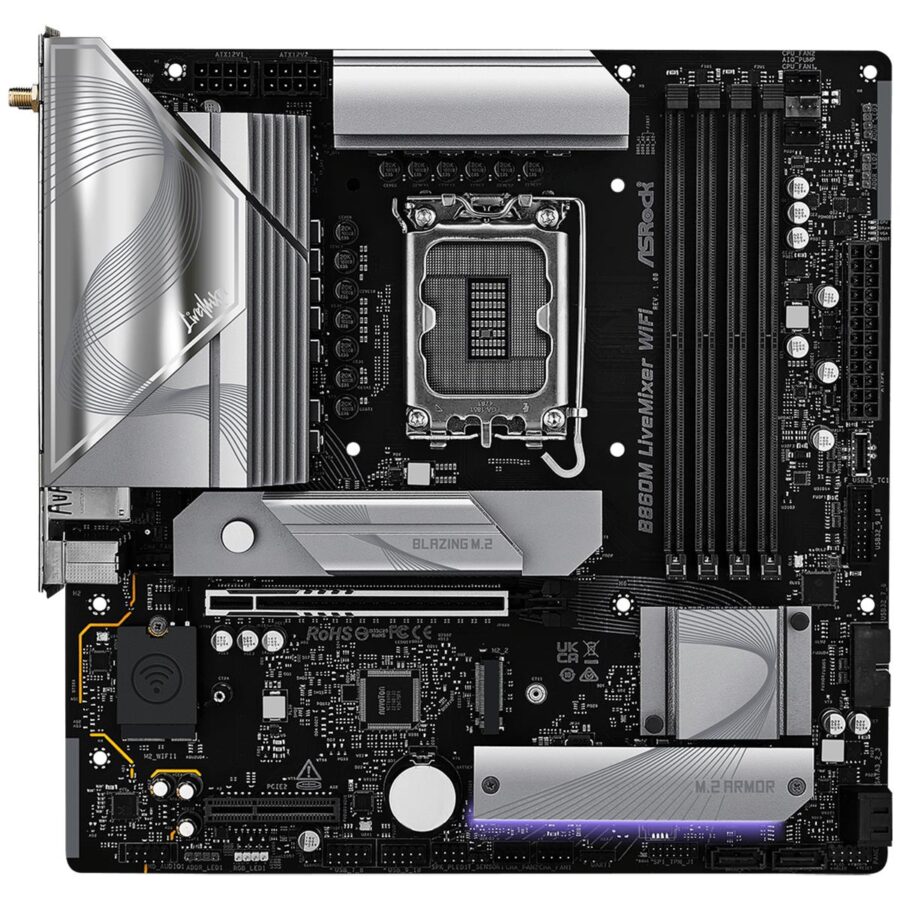 Материнская плата ASRock B860M LIVEMIXER WIFI, — изображение 3