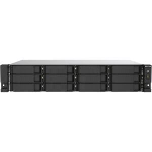 Купить Сетевое хранилище без дисков/ SMB QNAP TS-1273AU-RP-8G NAS 12 HDD trays, 2x 2.5 GbE, rackmount, 2 PSU. 4-core AMD V1500B  2,2 GHz , RAM 8 GB (8 GB UDIMM DDR4 (1 x 8 GB) up to 32 GB (2 x 16 GB)). W/o rail kit RAIL-B02 - 4D-12776757 из реестра по лучшей цене
