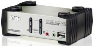 Купить Переключатель консоли электронный, 2 порта PS/2/ 2 Port USB2.0 KVMP Switch with OSD - 4D-12777768 из реестра по лучшей цене