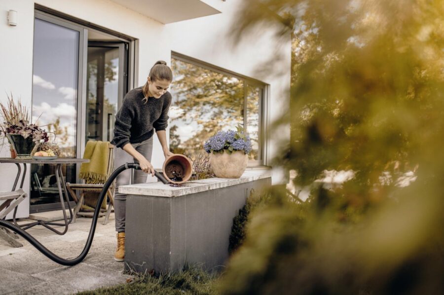 Строительный пылесос Karcher WD 5 V-25/5/22 1100Вт (уборка: сухая/сбор воды) желтый — изображение 3
