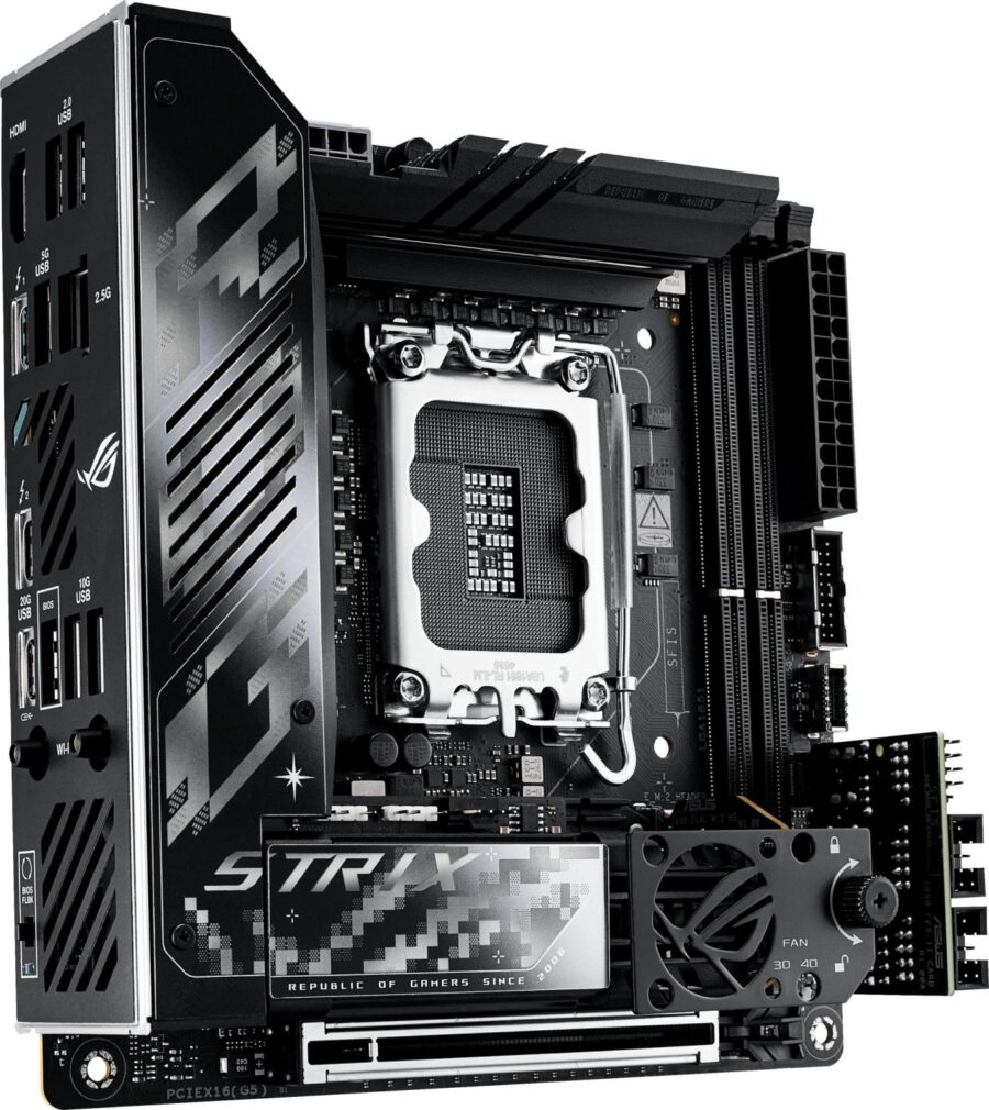 Материнская плата Asus ROG STRIX Z890-I GAMING WIFI Soc-1851 Intel Z890 2xDDR5 mini-ITX AC`97 8ch(7.1) 2.5Gg RAID+HDMI — изображение 2