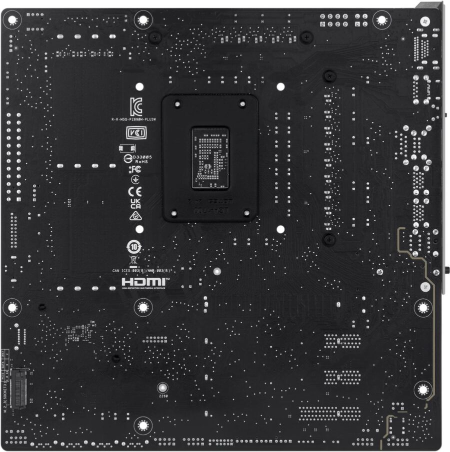 Материнская плата Asus PRIME Z890M-PLUS WIFI Soc-1851 Intel Z890 4xDDR5 mATX AC`97 8ch(7.1) 2.5Gg RAID+HDMI+DP — изображение 2