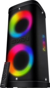 Купить Колонка порт. Sven АС PS-930 черный 150W 1.0 BT/3.5Jack 7200mAh (SV-022402) - 4D-15594020 из реестра по лучшей цене