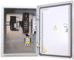 Купить Коммутатор/ OSNOVO Промышленный PoE коммутатор на 11 портов, 6 *10/100Base-T с PoE (до 30W), 2 *10/100Base-T с PoE (до 60W), 1*10/100/1000Base-T, 2 порта SFP (1000Base-X), суммарно PoE до 300W - 4D-12047551 из реестра по лучшей цене