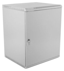 Купить Шкаф коммутационный ЦМО ШРН-ЭКОНОМ (ШРН-Э-18.650.1) настенный 18U 600x650мм пер.дв.стал.лист 85кг серый 600мм 31кг 930мм - 4D-12220486 из реестра по лучшей цене