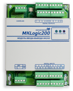Купить Контроллер программируемый логический MKLogic200®. Модуль ввода-вывода MK243 - GN-2449562 из реестра по лучшей цене
