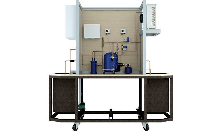 Учебный стенд «Монтаж холодильной установки» (RCDE-22)
