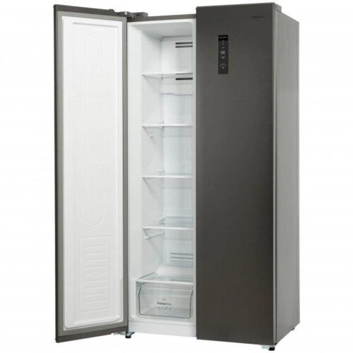 Холодильник Бирюса SBS 400 DI 2-хкамерн. нержавеющая сталь — изображение 3