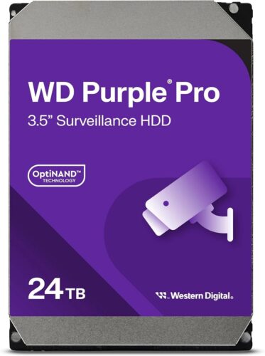 Жесткий диск WD SATA-III 24TB WD240PURP Surveillance Purple Pro (7200rpm) 512Mb 3.5"
