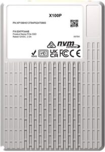 Купить твердотельный накопитель PHISON SSD X100P 1920GB NVMe U.3 (15mm) PCIe NVMe Gen4 1x4 R7400/W6900MB/s 3D TLC 1750K/190K IOPS 1DWPD single port  SSD Enterprise Solid State Drive, 1 year, OEM - 4D-15770099 из реестра по лучшей цене