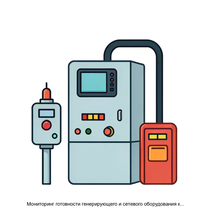 Мониторинг готовности генерирующего и сетевого оборудования к выработке и передаче электроэнергии — Представляем решение для мониторинга готовности генерирующего и сетевого оборудования к выработке и передаче.