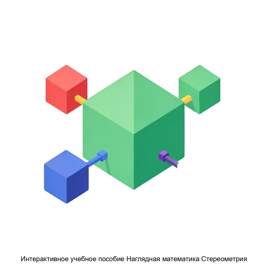Интерактивное учебное пособие Наглядная математика Стереометрия — Главной особенностью пособия является его интерактивная природа, которая позволяет пользователям не просто получать информацию.
