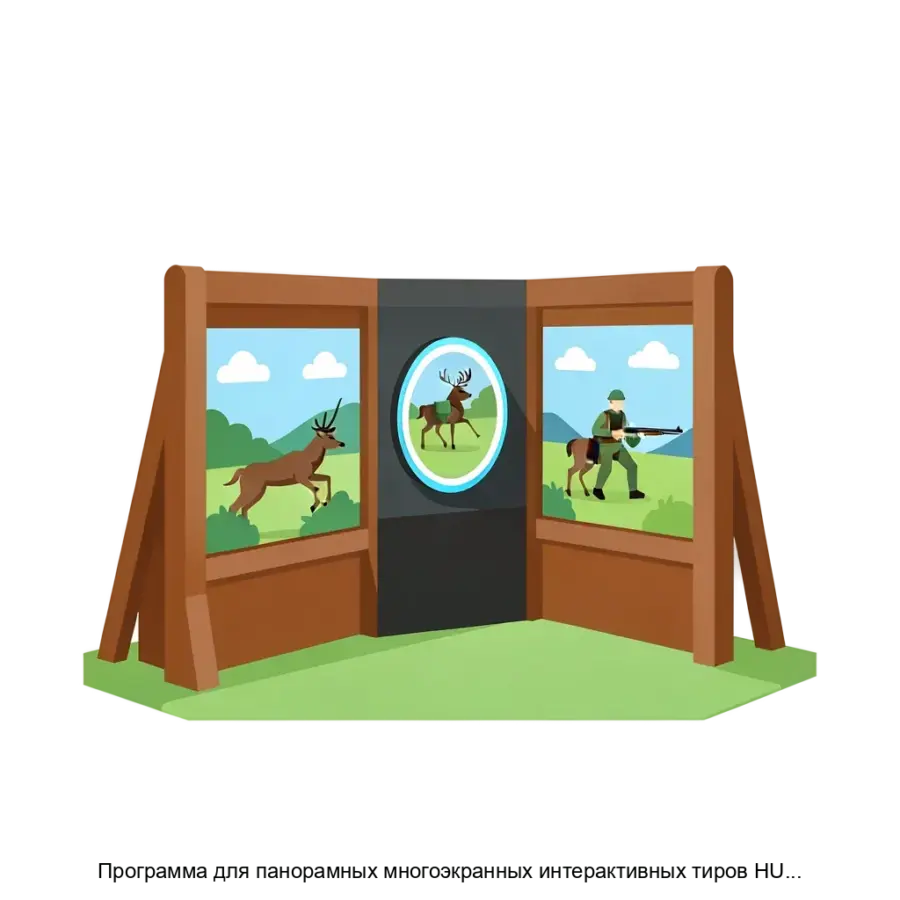 Программа для панорамных многоэкранных интерактивных тиров HUNTING RANGE MS. — Программа для панорамных многоэкранных интерактивных тиров «HUNTING RANGE MS» представляет собой уникальное решение для охотников.