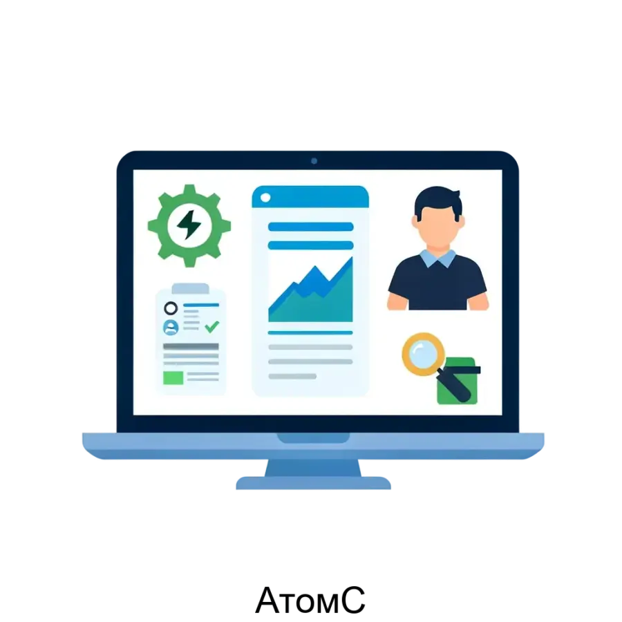 АтомС — Система управления Атом-С представляет собой программное обеспечение, предназначенное для автоматизации процессов в сфере экскурсионного туризма. Основная задача: автоматизация туристического бизнеса онлайн.