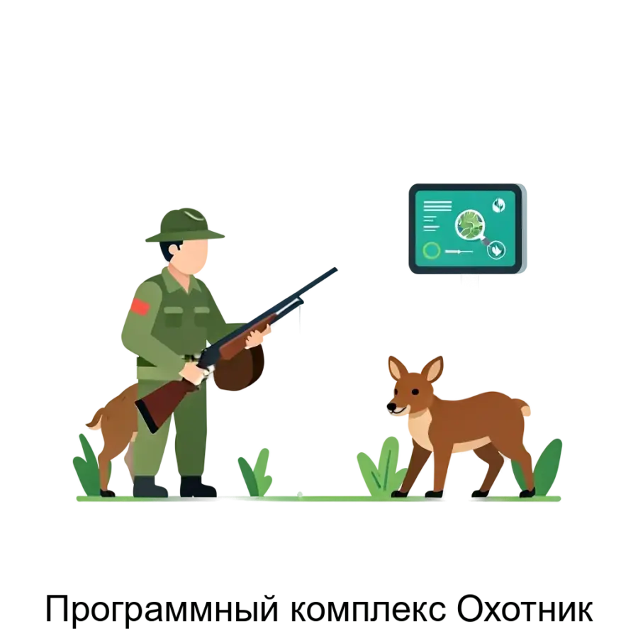 Программный комплекс Охотник — Программный комплекс "Охотник" представляет собой комплексное решение для автоматизации процессов охоты и управления данными, связанными с охотничьими угодьями.