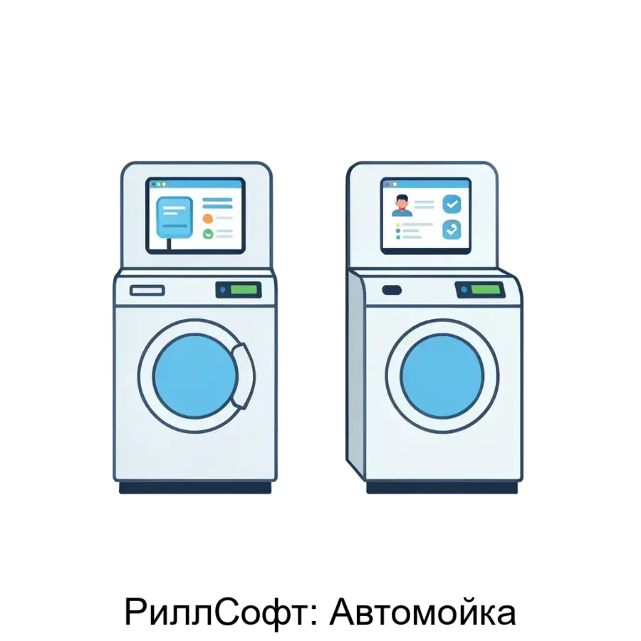 РиллСофт: Автомойка — Рилл-Софт: Автомойка представляет собой современное решение для автоматизации бизнес-процессов в сфере автомобильной мойки. Основная задача: автоматизация моек с клиентским CRM.