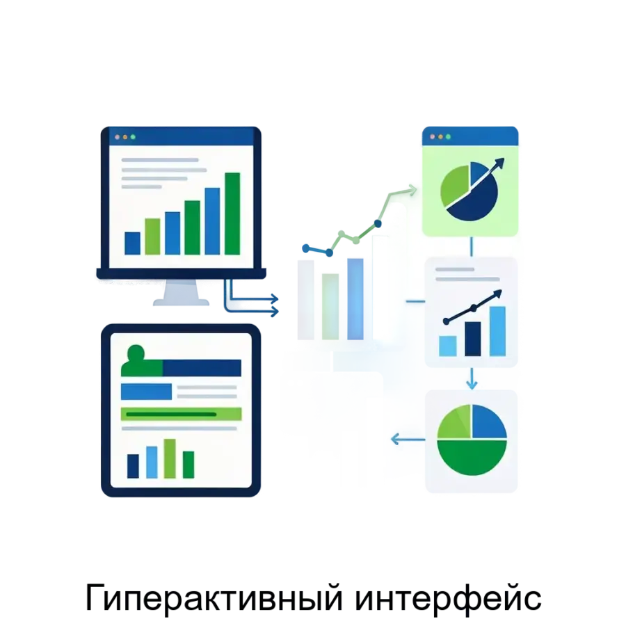 Представляем вам программное обеспечение "Гиперактивный интерфейс", разработанное для платформы OODM Framework, которое предназначено для удобной и наглядной визуализации больших объемов данных.