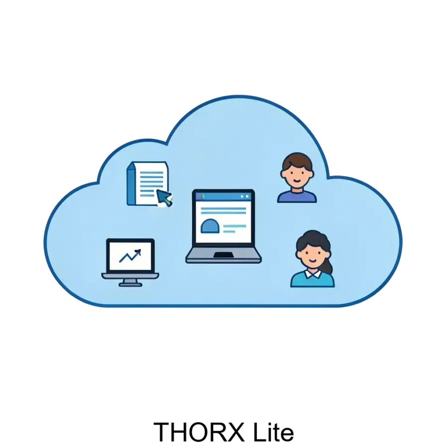 THORX Lite — Система поддерживает облачные решения и совместима с основными операционными системами, обеспечивая легкую интеграцию в существующую инфраструктуру компаний.
