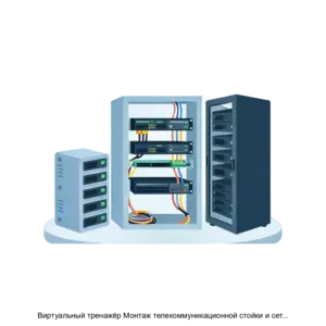 Купить Виртуальный тренажёр Монтаж телекоммуникационной стойки и сетевого оборудования - ARPP-13988 из реестра по лучшей цене