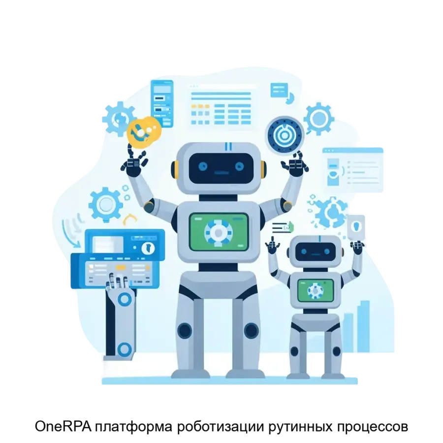 OneRPA платформа роботизации рутинных процессов — Платформа OneRPA предназначена для роботизации рутинных бизнес-процессов, облегчая повседневные задачи пользователей за счет создания программных роботов.