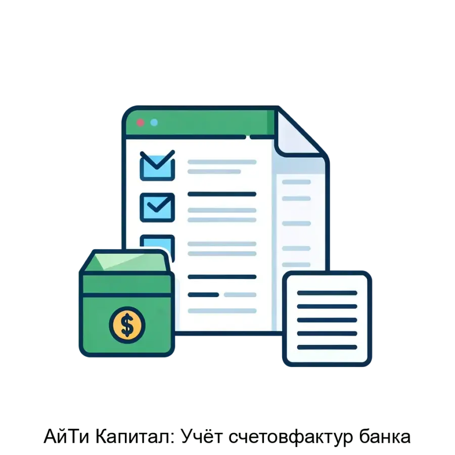 АйТи Капитал: Учёт счетовфактур банка — Решение "АйТи Капитал: Учет счетов-фактур банка" представляет собой мощный и структурированный инструмент. Основная задача: автоматизация налогового учёта банковских операций.