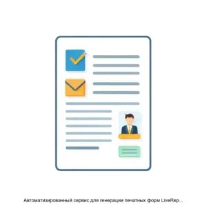 Купить Автоматизированный сервис для генерации печатных форм LiveReporting - ARPP-14418 из реестра по лучшей цене