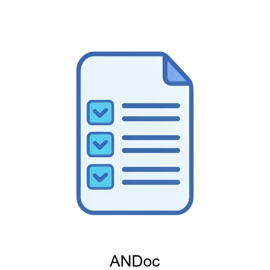 ANDoc — Программный продукт "AN-Doc" предназначен для автоматизации процесса заполнения документов с использованием заранее созданных шаблонов. Основная задача: автоматизация заполнения документов шаблонами.