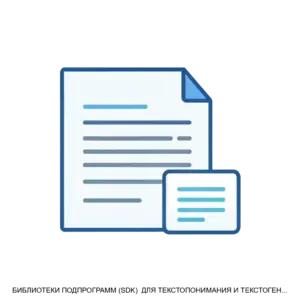 Купить БИБЛИОТЕКИ ПОДПРОГРАММ (SDK)  ДЛЯ ТЕКСТОПОНИМАНИЯ И ТЕКСТОГЕНЕРАЦИИ  НА ОСНОВЕ ТЕХНОЛОГИЙ МАШИННОГО ОБУЧЕНИЯ - ARPP-15088 из реестра по лучшей цене