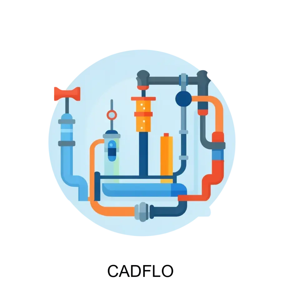 Взаимодействие с CAD и MCAD системами Технология продукта CADFLO заключается в том, что он использует для анализа и построения сетки оригинальную твердотельную геометрию CAD и MCAD-систем (САПР) и импорт её.