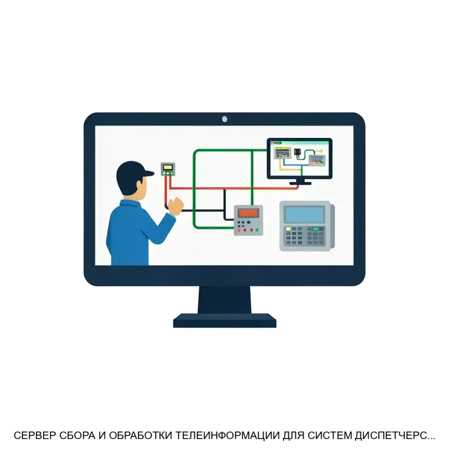 «Сервер сбора и обработки телеинформации для систем диспетчерского управления (Сервер ТМ)» является ключевым компонентом. Основная задача: реальный мониторинг телемеханики диспетчеров.