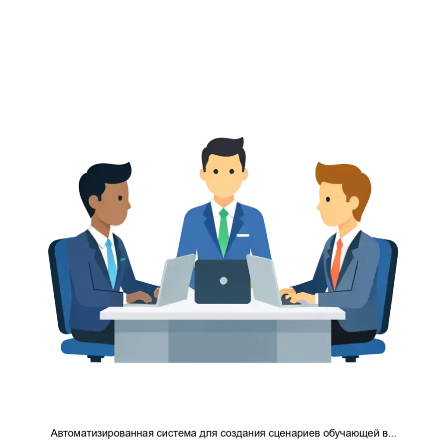Автоматизированная система для создания сценариев обучающей виртуальной среды представляет собой комплексное программное обеспечение. Основная задача: интерактивные ролевые симуляции для обучения сотрудников.