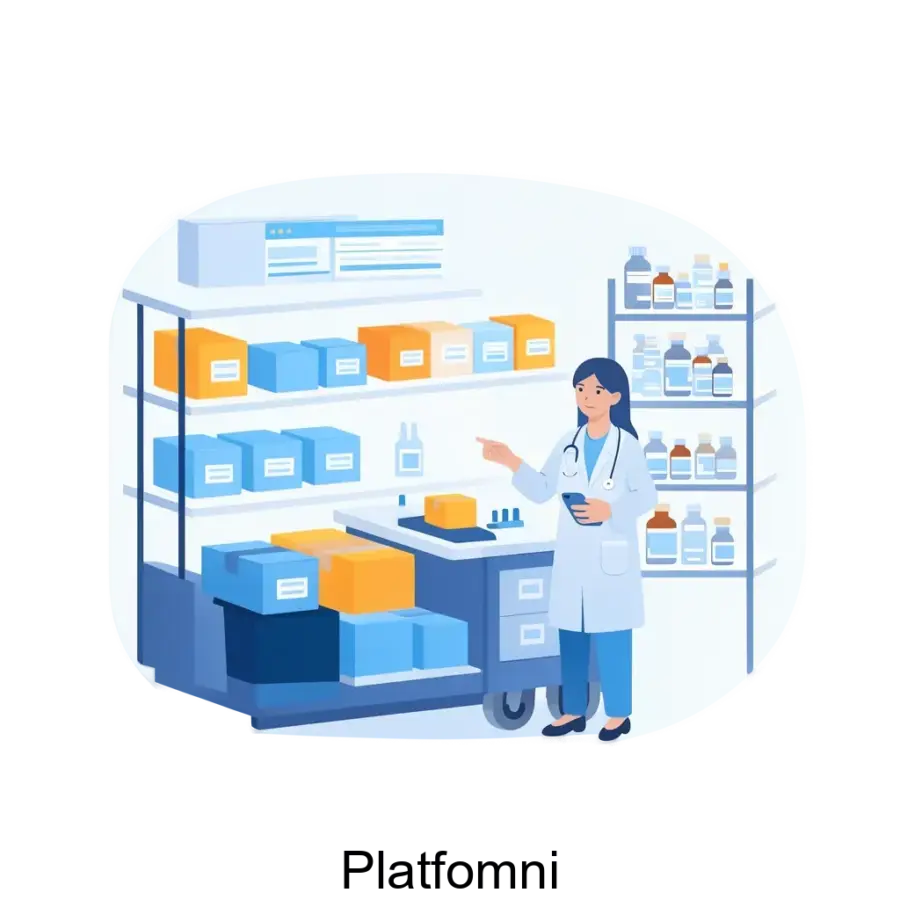 Программное обеспечение «Platfomni» предназначено для автоматизации процессов поиска, бронирования и заказа товаров в аптечных сетях. Основная задача: автоматизация заказов в аптечных сетях.