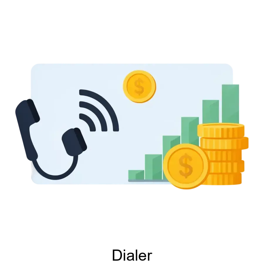 Dialer представляет собой программное обеспечение для эффективного управления телефонными затратами и коммуникациями. Основная задача: управление звонками с оптимизацией расходов.