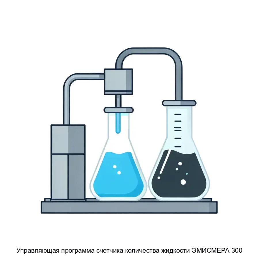Управляющая программа счетчика количества жидкости ЭМИСМЕРА 300 — Управляющая программа счетчика количества жидкости "ЭМИС-МЕРА 300" представляет собой высокотехнологичное решение для точного измерения и контроля объемов.