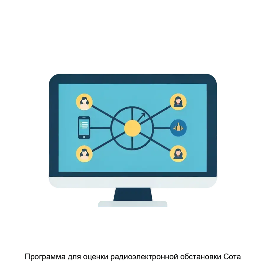 Программа для оценки радиоэлектронной обстановки Сота — Программное обеспечение СОТА предназначено для оценки радиоэлектронной обстановки сетей сотовой связи, включая стандарты GSM, UMTS, LTE и NR.